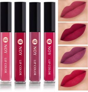 NOY Non Transfer Waterproof Longlasting Liquid Matte Lipstick Combo Pack #NL124