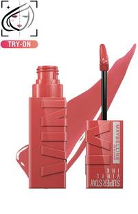 MAYBELLINE NEW YORK Superstay Vinyl Ink Liquid Lipstick, Peach I High Shine for up to 16hr, 4.2ml