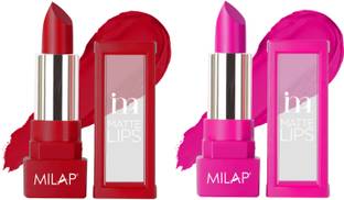 MILAP Long Stay Matte Lipstick Combo Set of 2
