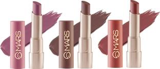 MARS Creamy Matte Highly Pigmented Lipstick 7-8-9 Pack Of 3