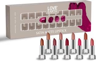 LOVE EARTH Multicolor Mini Bullet Lipstick, Comfortable, Non-drying & Long Stay Lipstick