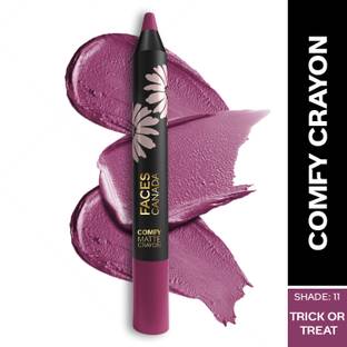 FACES CANADA Comfy Matte Lip Crayon| Creamy Texture | 8HR Long Stay| No Dryness