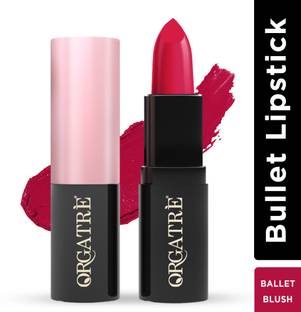 Orgatre Matte Lipstick Intense Colour Non-Transfer, Waterproof Bullet Lipstick for Women