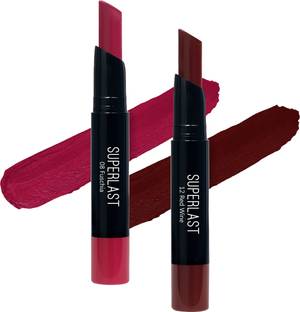 Me-On Superlast Lipstick (Shade 08,12)