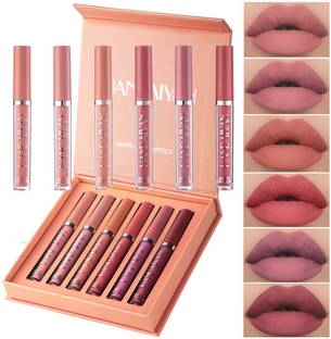 COSMISA Liquid Matte Lipstick 6 pcs set Waterproof Long lasting
