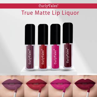 CurlyTales Velvet Matte Lipstick With Non-Transfer,Smudge Proof Comfortable Colors #CTL0345