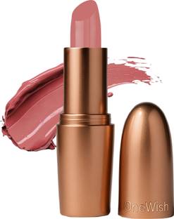 One Wish Creamy Matte Lipstick | 8 Hrs Long Lasting | Smooth & Soft Finish | Shade 12