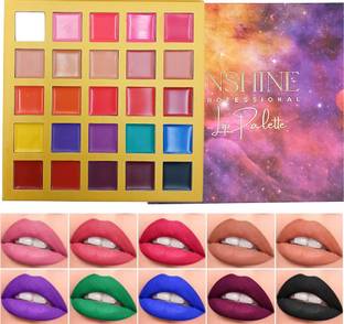BALWRICK Lip Palette, In,Shine Long Lasting,Pigmented,Professional Blendable