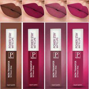 Perpaa Power Stay long-lasting & waterproof Liquid Lipstick Combo pack 4