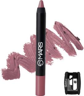 MARS Won't Budge Won't Smudge Non Transfer Lip Crayon With Sharpner Lipstick