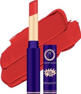 COLORS QUEEN Non Transfer Queen Lips Matte Lipstick ( Sexy Red )