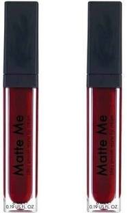 Zailie Super Quality Matte Me Liquid Maroon Lipstick Set 2