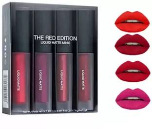 Kiss Beauty Red Edition Liquid Matte Lipsticks (Red Edition, 16 ml)