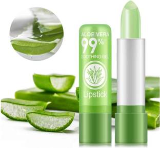 Ashyra Natural Aloe Vera Lipstick Long Lasting Color Changing Lipstick, Natural Finish