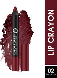 COLORS QUEEN Color It All Lightweight, Long Lasting Non Transfer Matte Crayon Lipstick