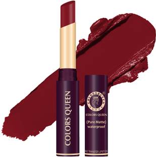 COLORS QUEEN Long Lasting Non Transfer Matte Lipstick for Women