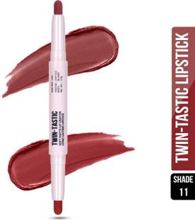 Shryoan Twin-Tastic Soft Lip Crayon| Matte Finish, Waterproof & Long-Lasting Lipstick