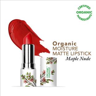 Organic Harvest Moisture Matte Lipstick - Maple Nude, 4gm