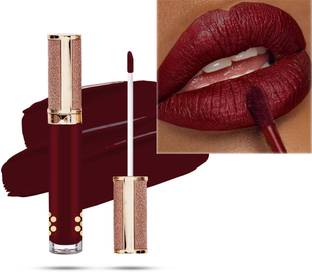 luzimaisa Best Metallic Glitter Maroon Lipstick multipurpose
