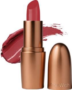 One Wish Creamy Matte Lipstick | 8 Hrs Long Lasting | Smooth & Soft Finish | Shade 19