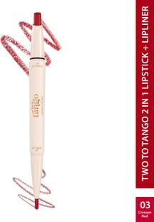 Glam21 Two To Tango Lipstick+LipLiner Duo | Smudgeproof Non-Transfer Matte Finish