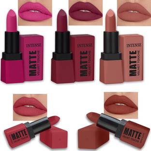 फ्रीकल्टर Lipstick Long hours Stay Matte Texture 3.5gm Each Combo of 5