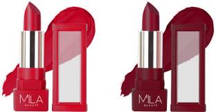 mila beaute Matte Lipstick Combo Set | Highly Pigmented & Lightweight Formula | Matte Finish