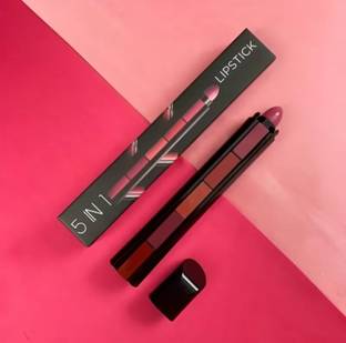 Deeparth LONG LASTING POP COLOUR, PUSH AND PLAY 5 IN 1 MATTE LIPSTICK