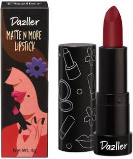 Dazller Matte N More Lipstick, Lightweight, Creamy,Long Stay,Deep Pigmentation,Hydrating