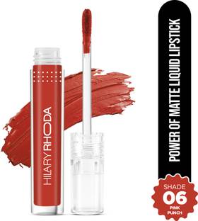 Hilary Rhoda Power Of Matte Liquid Lipstick | Buildable Colour | Long Lasting & Smudge Proof