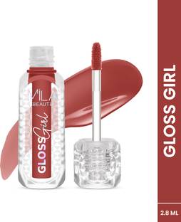 mila beaute Gloss Girl Lip Gloss Fuller Lip Effect & Extra Hydration With Mango Seed Butter