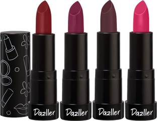 Dazller Matte N More Lipstick, Lightweight, Creamy,Long Stay,Deep Pigmentation,Hydrating