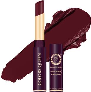 COLORS QUEEN Long Lasting Non Transfer Matte Lipstick for Women