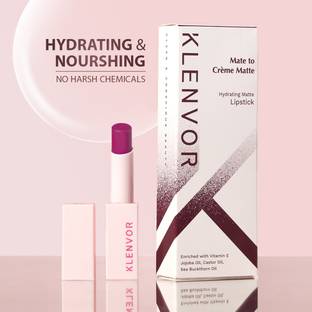 KLENVOR Mate To Crème Matte | Hydrating Matte Lipstick - 08 Motivate