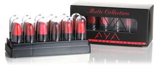 AYA Super Matte Mini Lipstick (Set of 12)