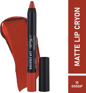 Half N Half Matte Lip Crayon Velvet Soft|Long Lasting|Non-Transfer|24h Super Stay