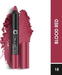 bq BLAQUE Pure Matte Color iTall Crayon Lipstick Shade # 18 Blood Red
