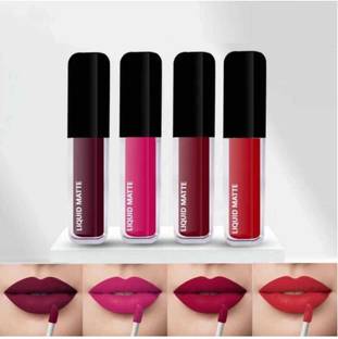 lately red edition liquid matte finish lipstick set 4