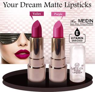 MEDIN Body matte lipstick cosmetics makeup combo set of 2 color