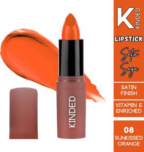 KINDED Satin Saga Vitamin E Enriched Creamy Satin Finish Bullet Glossy Lipstick