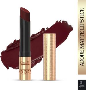 Glam21 Adore Lipstick Creamy Matte Lipstick for Women, Smudge & Transfer Proof Lipstick