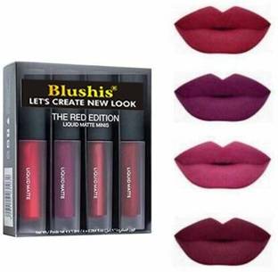 K3NTERPRISES nsta Beauty Sensational Liquid Matte Lipsticks 4 Piece Combo Pack Of 4
