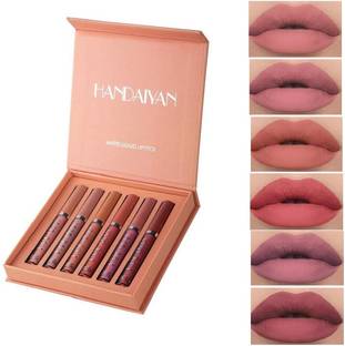rezmay Beauty Handiyan Waterproof matte Liquid Lipstick Set of 6 , Shade - B