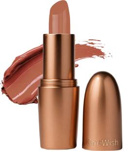 One Wish Creamy Matte Lipstick | 8 Hrs Long Lasting | Smooth & Soft Finish | Shade 6