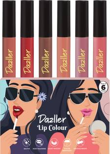 Dazller Lip Colour, Lightweight,Ultra-Intense Matte,SmudgeProof,TransferProof,8-Hrs Stay