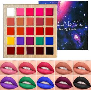 EZELFLOW BEAUTY Lip Makeup Palette, DELANCI Long Lasting Wear Lip Care Moisturizing Lipstick