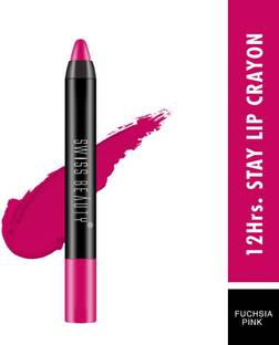 SWISS BEAUTY Non Transfer Matte Crayon Lipstick | Waterproof & Smudgeproof|