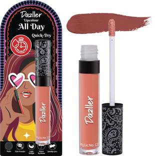 Dazller All Day Lipcolour, Ultra Intense Matte,Smudge-Proof, Lightweight,Up to 8Hrs Stay