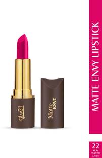 Glam21 Matte Envy Lipstick Creamy Non Drying Formula Smudge Proof Long Lasting