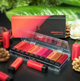 RONZILLE Pocket Matte Lipstick set of 10 pc